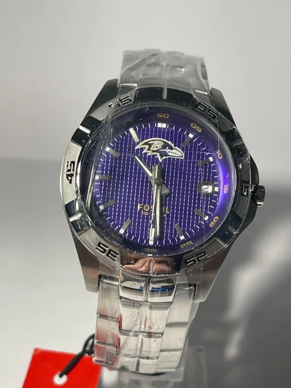Baltimore Ravens NFL Stainless-Steel Watch by Fossil NEW (RARE)